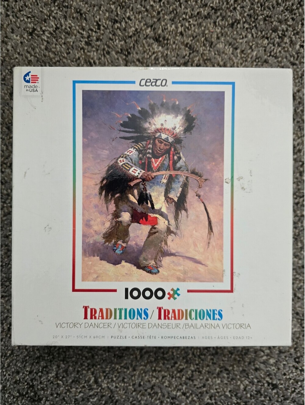 Ceaco Traditions 1000 Piece Jigsaw Puzzle Victory Dancer